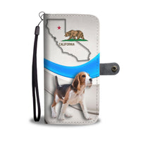 Beagle Print Wallet Case-Free Shipping-CA State - Deruj.com