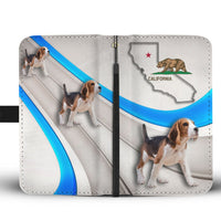 Beagle Print Wallet Case-Free Shipping-CA State - Deruj.com