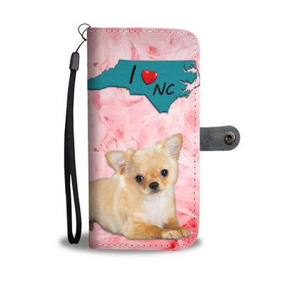 Cute Chihuahua Print Wallet Case- Free Shipping-NC State - Deruj.com