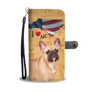 French Bulldog Print Wallet Case-Free Shipping-NC State - Deruj.com