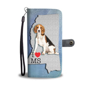 Amazing Beagle Print Wallet Case-Free Shipping-MS State - Deruj.com