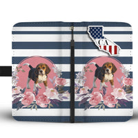 Cute Beagle Print Wallet Case-Free Shipping-CA State - Deruj.com