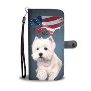 West Highland White Terrier Print Wallet Case-Free Shipping-NC State - Deruj.com