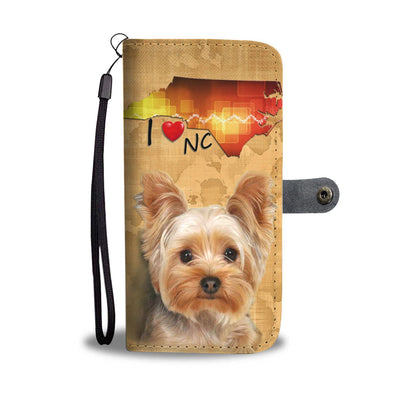 Yorkshire Terrier Print Wallet Case-Free Shipping-NC State - Deruj.com