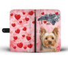 Yorkshire Terrier On Pink Print Wallet Case-Free Shipping-NC State - Deruj.com