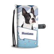 Boston Terrier Print Wallet Case-Free Shipping-MT State - Deruj.com
