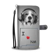 Beagle Dog Print Wallet Case- Free Shipping-NM State - Deruj.com