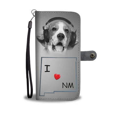 Beagle Dog Print Wallet Case- Free Shipping-NM State - Deruj.com