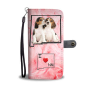 Lovely Beagle Dog Print Wallet Case-Free Shipping-NM State - Deruj.com
