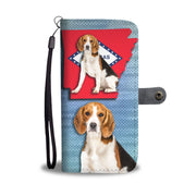 Cute Beagle Print Wallet Case-Free Shipping-AR State - Deruj.com