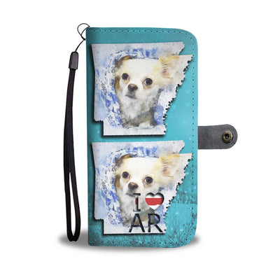 Cute Chihuahua Dog Art Print Wallet Case-Free Shipping-AR State - Deruj.com