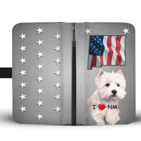West Highland White Terrier Print Wallet Case-Free Shipping-NM State - Deruj.com