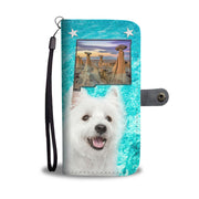 Cute West Highland White Terrier Print Wallet Case-Free Shipping-NM State - Deruj.com
