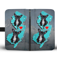 Cute French Bulldog Print Wallet Case-Free Shipping-NJ State - Deruj.com