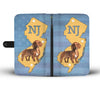 Dachshund Dog Print Wallet Case-Free Shipping-NJ State - Deruj.com