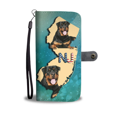 Amazing Rottweiler Dog Print Wallet Case-Free Shipping-NJ State - Deruj.com