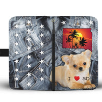 Chihuahua Print Wallet Case-Free Shipping-SD State - Deruj.com