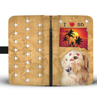 Golden Retriever Print Wallet Case- Free Shipping-SD State - Deruj.com