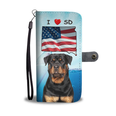 Cute Rottweiler Dog Print Wallet Case-Free Shipping-SD States - Deruj.com