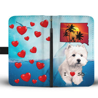 West Highland White Terrier Print Wallet Case-Free Shipping-SD State - Deruj.com
