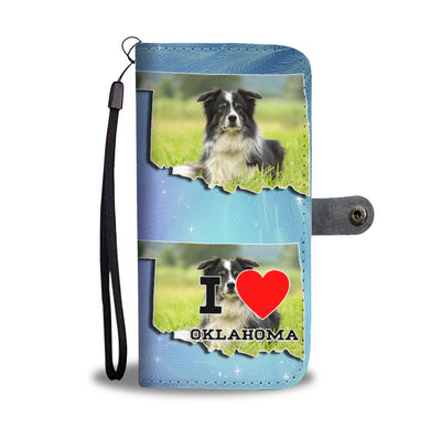 Lovely Border Collie Print Wallet Case-Free Shipping-OK State - Deruj.com