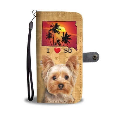 Lovely Yorkshire Terrier Print Wallet Case-Free Shipping-SD State - Deruj.com