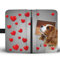 Cavalier King Charles Spaniel Print Wallet Case-Free Shipping-WY State - Deruj.com