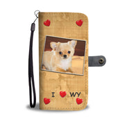 Cute Chihuahua Print Wallet Case-Free Shipping-WY State - Deruj.com