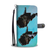 Amazing Rottweiler Print Wallet Case-Free Shipping-WV State - Deruj.com