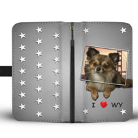Lovely Chihuahua Print Wallet Case-Free Shipping-WY State - Deruj.com
