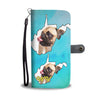 Cute Pug Dog Print Wallet Case-Free Shipping-WV State - Deruj.com