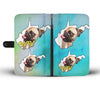 Cute Pug Dog Print Wallet Case-Free Shipping-WV State - Deruj.com