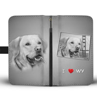Labrador Retriever Print Wallet Case-Free Shipping-WY State - Deruj.com
