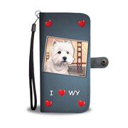 West Highland White Terrier Print Wallet Case-Free Shipping-WY State - Deruj.com