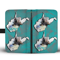Siberian Husky Dog Art Print Wallet Case-Free Shipping-WV State - Deruj.com