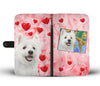 Cute West Highland White Terrier Print Wallet Case-Free Shipping-WY State - Deruj.com