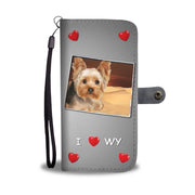 Lovely Yorkshire Terrier Print Wallet Case-Free Shipping-WY State - Deruj.com