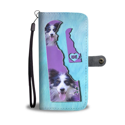 Border Collie Dog Art Print Wallet Case-Free Shipping-DE State - Deruj.com