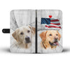 Cute Labrador Retriever Print Wallet Case-Free Shipping-NE State - Deruj.com