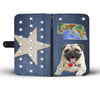 Pug Dog Print Wallet Case-Free Shipping-NE State - Deruj.com