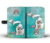 Cute West Highland White Terrier Print Wallet Case-Free Shipping-MI State - Deruj.com