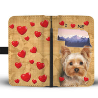 Yorkshire Terrier Print Wallet Case-Free Shipping-NE State - Deruj.com