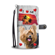 Cute Yorkshire Terrier Print Wallet Case-Free Shipping-NE State - Deruj.com