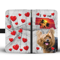 Cute Yorkshire Terrier Print Wallet Case-Free Shipping-NE State - Deruj.com