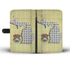 French Bulldog Pattern Print Wallet Case-Free Shipping-MI State - Deruj.com