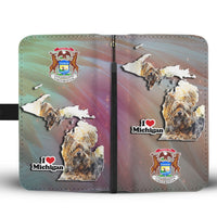 Yorkshire Terrier Art Print Wallet Case-Free Shipping-MI State - Deruj.com