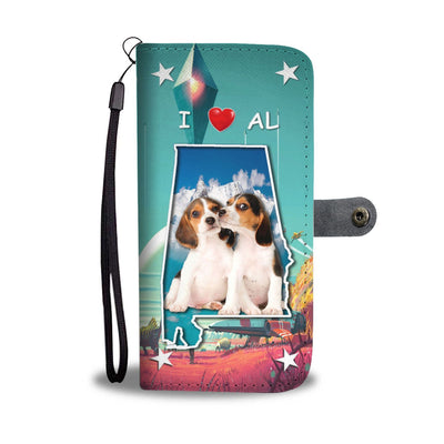 Lovely Beagle Dog Print Wallet Case-Free Shipping-AL State - Deruj.com