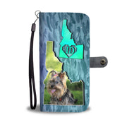 Cute Yorkshire Terrier Dog Print Wallet Case-Free Shipping-ID State - Deruj.com