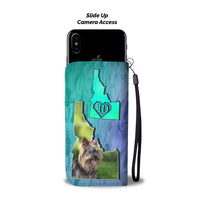 Cute Yorkshire Terrier Dog Print Wallet Case-Free Shipping-ID State - Deruj.com