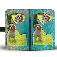 Cute Beagle Print Wallet Case-Free Shipping-ID State - Deruj.com